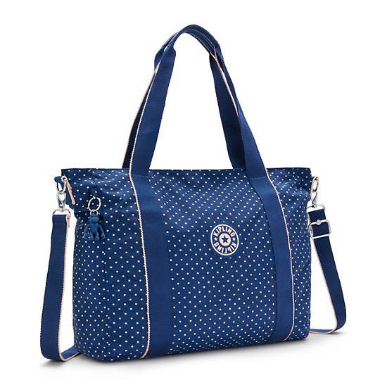 Kipling Asseni Printed Tote Veske Blå | NO 1754SG